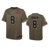 youth buccaneers kyle rudolph olive limited 2022 salute to service jersey