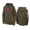youth buccaneers olive 2022 salute to service hoodie