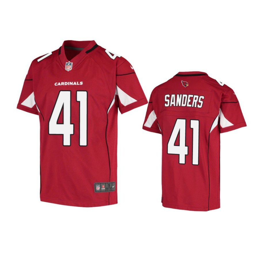 youth cardinals myjai sanders game cardinal jersey