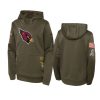 youth cardinals olive 2022 salute to service hoodie