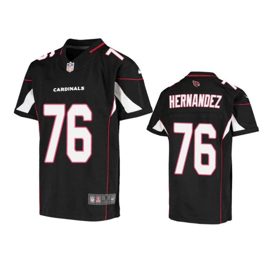 youth cardinals will hernandez game black jersey