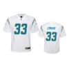 youth chargers deane leonard game white jersey