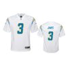 youth chargers derwin james game white jersey