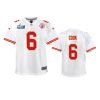 youth chiefs bryan cook white game super bowl lvii jersey