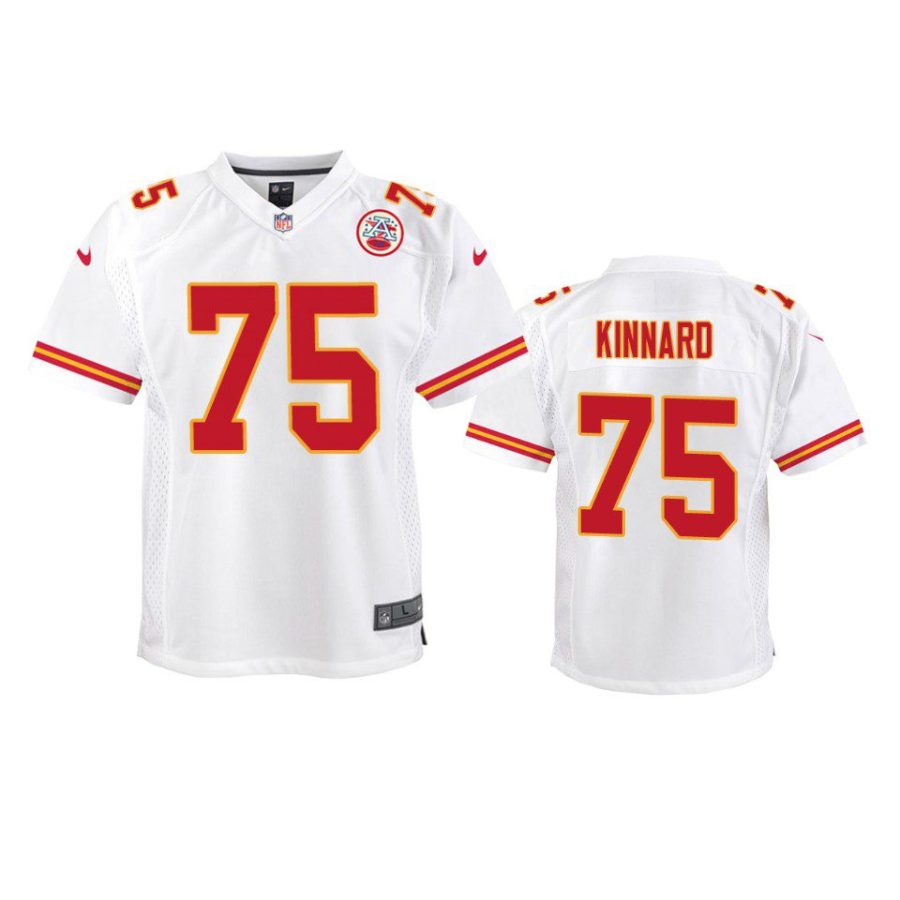 youth chiefs darian kinnard game white jersey