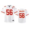 youth chiefs george karlaftis game white jersey