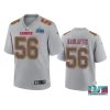 youth chiefs george karlaftis gray atmosphere super bowl lvii jersey