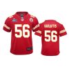 youth chiefs george karlaftis red game super bowl lvii jersey