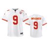 youth chiefs juju smith schuster game white jersey