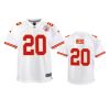 youth chiefs justin reid game white jersey