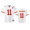 youth chiefs marquez valdes scantling game white jersey