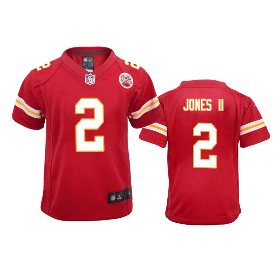 youth chiefs ronald jones ii game red jersey