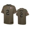 youth chiefs ronald jones ii olive limited 2022 salute to service jersey