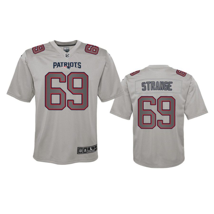 youth cole strange patriots gray atmosphere fashion game jersey