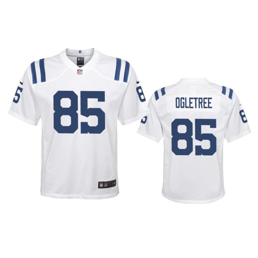youth colts andrew ogletree game white jersey