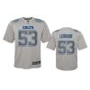 youth colts darius leonard atmosphere fashion game gray jersey