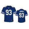 youth colts eric johnson alternate game royal jersey