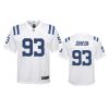 youth colts eric johnson game white jersey