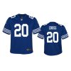 youth colts nick cross alternate game royal jersey
