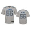 youth colts quenton nelson atmosphere fashion game gray jersey