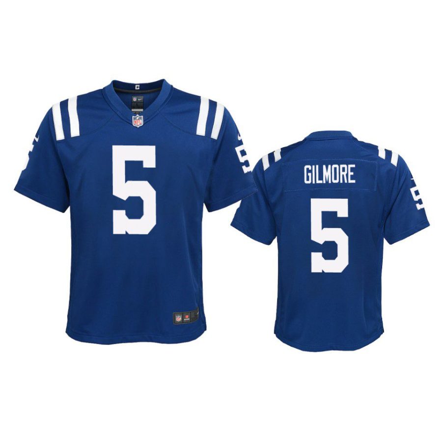 youth colts stephon gilmore game royal jersey