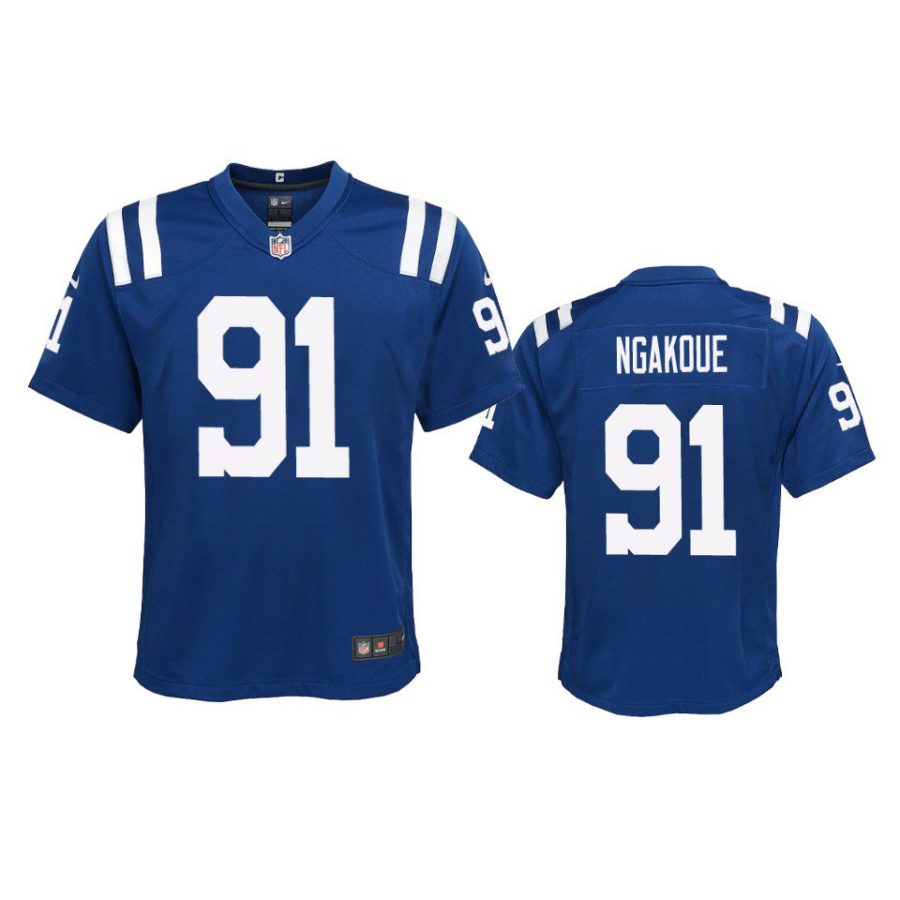 youth colts yannick ngakoue game royal jersey