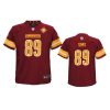 youth commanders cam sims game 90th anniversary burgundy jersey