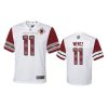 youth commanders carson wentz game 90th anniversary white jersey