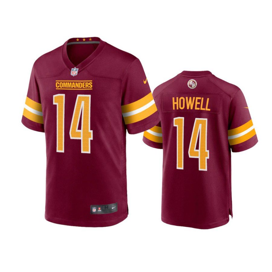 youth commanders sam howell game burgundy jersey