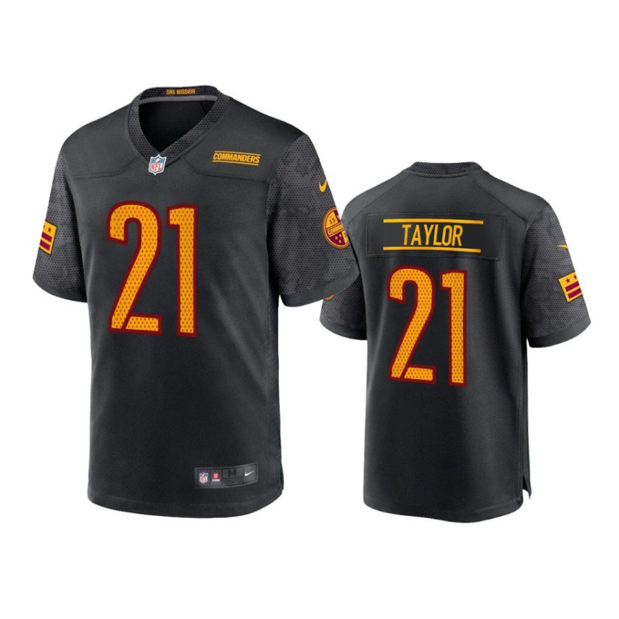 youth commanders sean taylor alternate game black jersey
