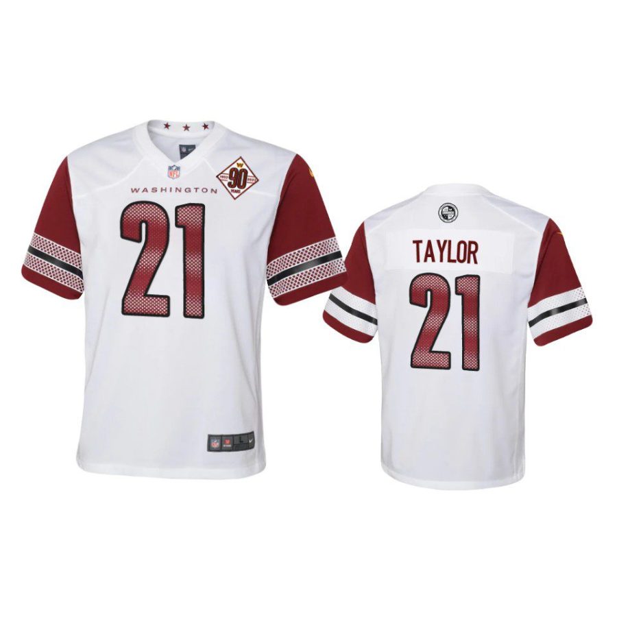 youth commanders sean taylor game 90th anniversary white jersey