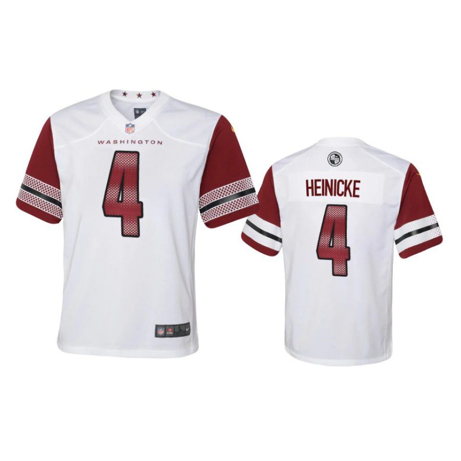 youth commanders taylor heinicke game white jersey