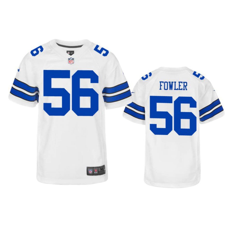 youth cowboys dante fowler jr. game white jersey