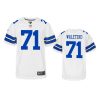 youth cowboys matt waletzko game white jersey