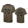 youth cowboys zack martin olive limited 2022 salute to service jersey
