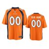 youth custom broncos orange game jersey