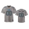 youth custom panthers gray atmosphere fashion game jersey
