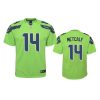 youth d.k. metcalf seahawks green game jersey
