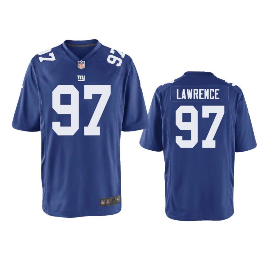 youth dexter lawrence giants royal game jersey