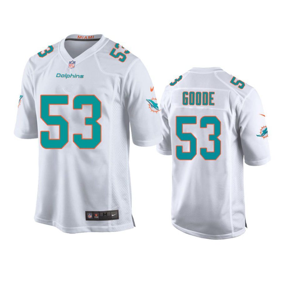 youth dolphins cameron goode game white jersey