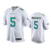 youth dolphins teddy bridgewater game white jersey