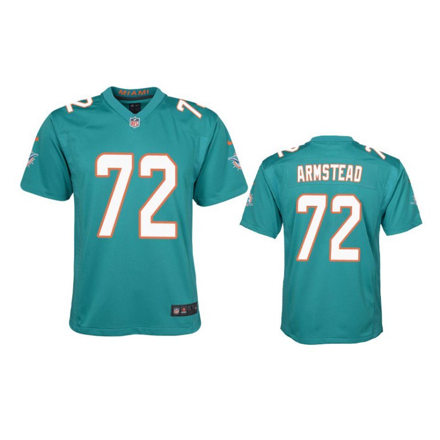 youth dolphins terron armstead game aqua jersey