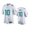 youth dolphins tyreek hill game white jersey