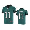 youth eagles a.j. brown game midnight green jersey