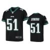 youth eagles cam jurgens game black jersey