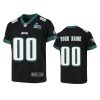 youth eagles custom black game super bowl lvii jersey