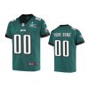 youth eagles custom midnight green game super bowl lvii jersey