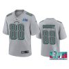 youth eagles dallas goedert gray atmosphere super bowl lvii jersey
