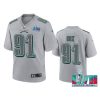 youth eagles fletcher cox gray atmosphere super bowl lvii jersey