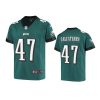 youth eagles grant calcaterra game midnight green jersey